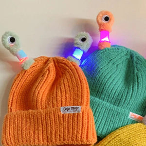 🐸Glow in the Dark Little Monster Woolly Hat🥳