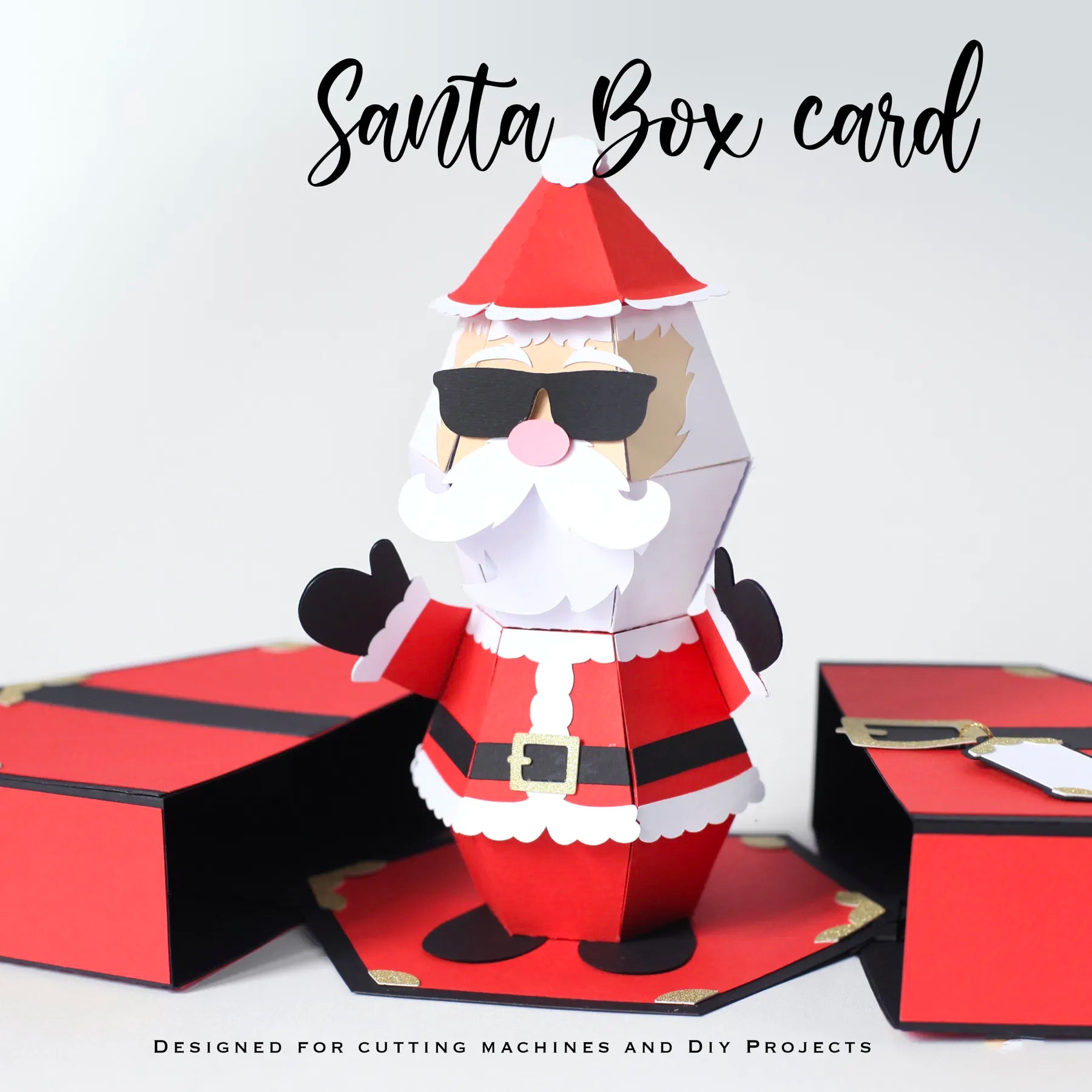 🎅3D Santa Claus Prank Pop-up Box card🥳