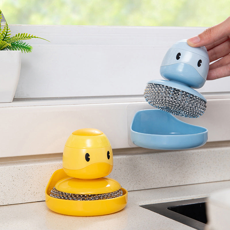 Cute Ducky Washing Dish Brush