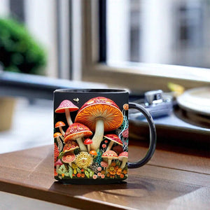 3D Magic Mushrooms Mug