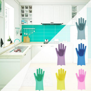 Magic Silicone Washing Gloves