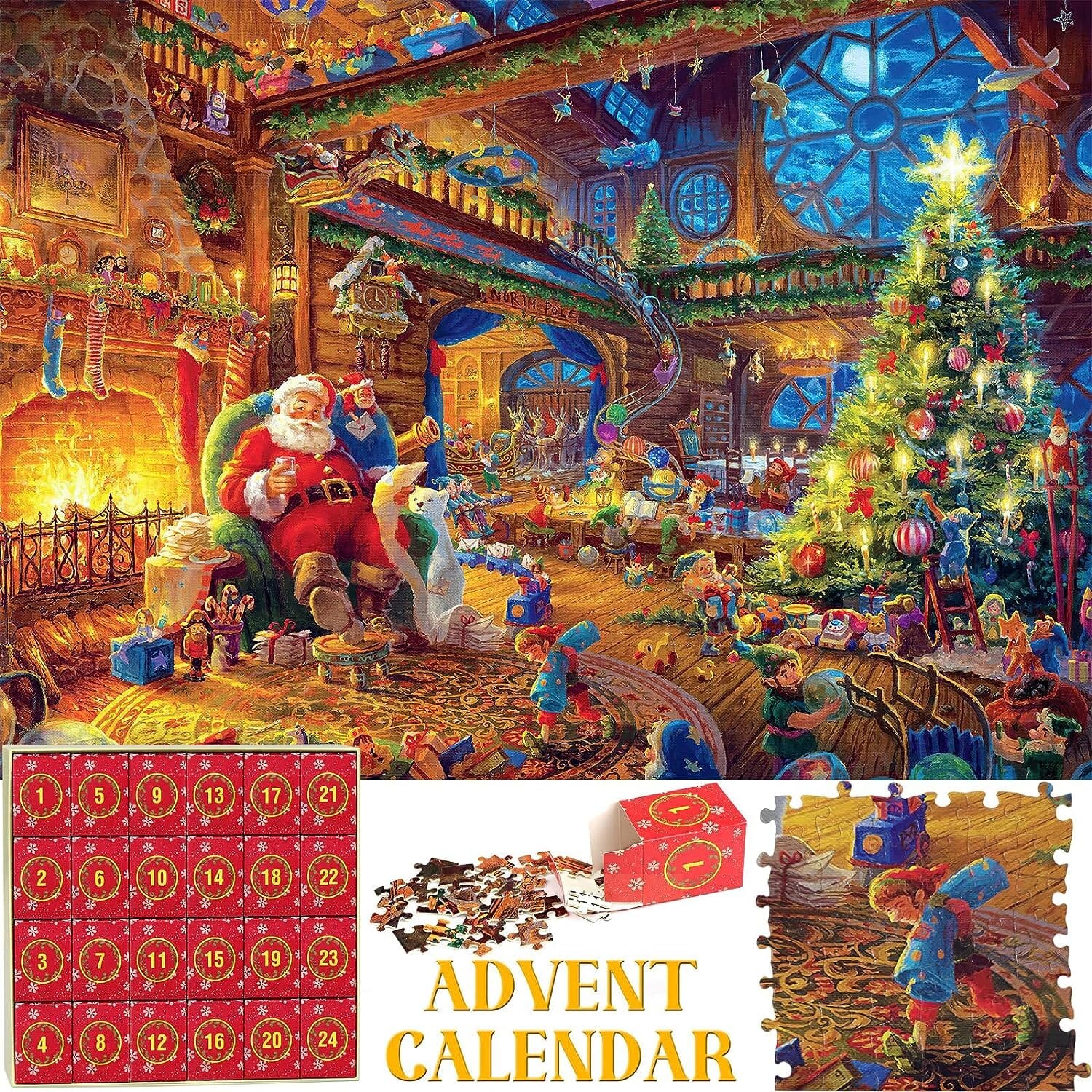 Advent Calendar 2023 Christmas Jigsaw Puzzles