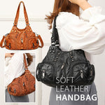 Soft PU Leather Handbag