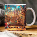 3D Library Mug