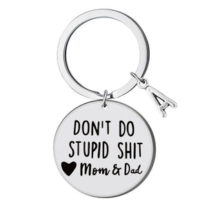 SANK®Don't Do Stupid Things Keychain