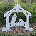 Outdoor Nativity Scene, Weather-Resistant Christmas Holy Family Yard Decoration Nativity Set