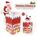 Santa Claus doll shaking the hips，Chimney Climbing Santa Claus，Santa Claus Riding An Electric Reindeer