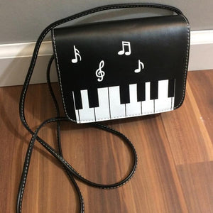 Piano Keys Music Note Shoulder Bag