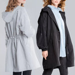 Temperament Waist Long Sleeve Coat