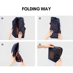 Foldable, waterproof travel bag with large capacity