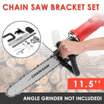 Electric Chainsaw Bracket Set for Angle Grinder(11.5 inch)