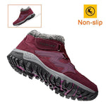 Couple Winter Warm Fur Lining Snow Shoes