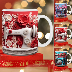 New 3D sewing machine mug🎁A good choice for Christmas gift