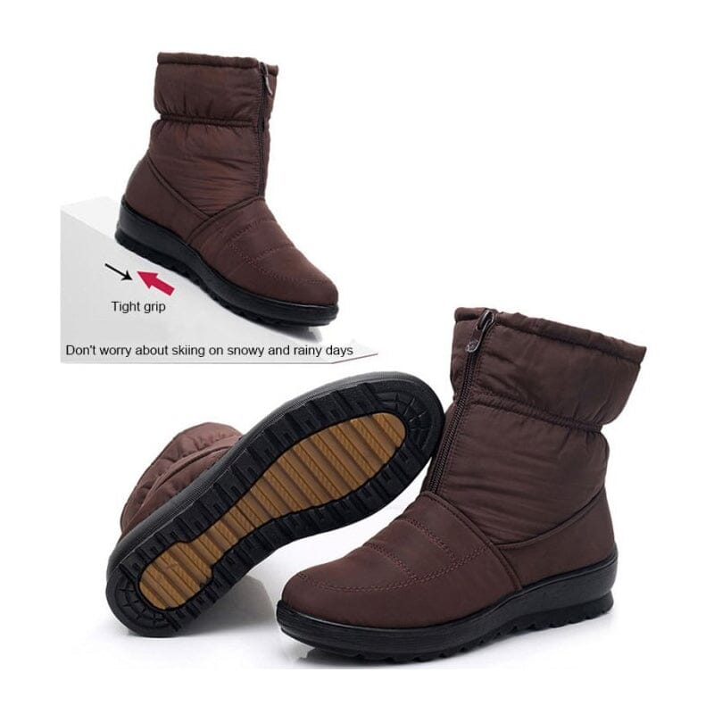 👢Women's Waterproof Snow Ankle Boots - Winter Warm