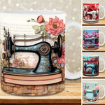 New 3D sewing machine mug🎁A good choice for Christmas gift