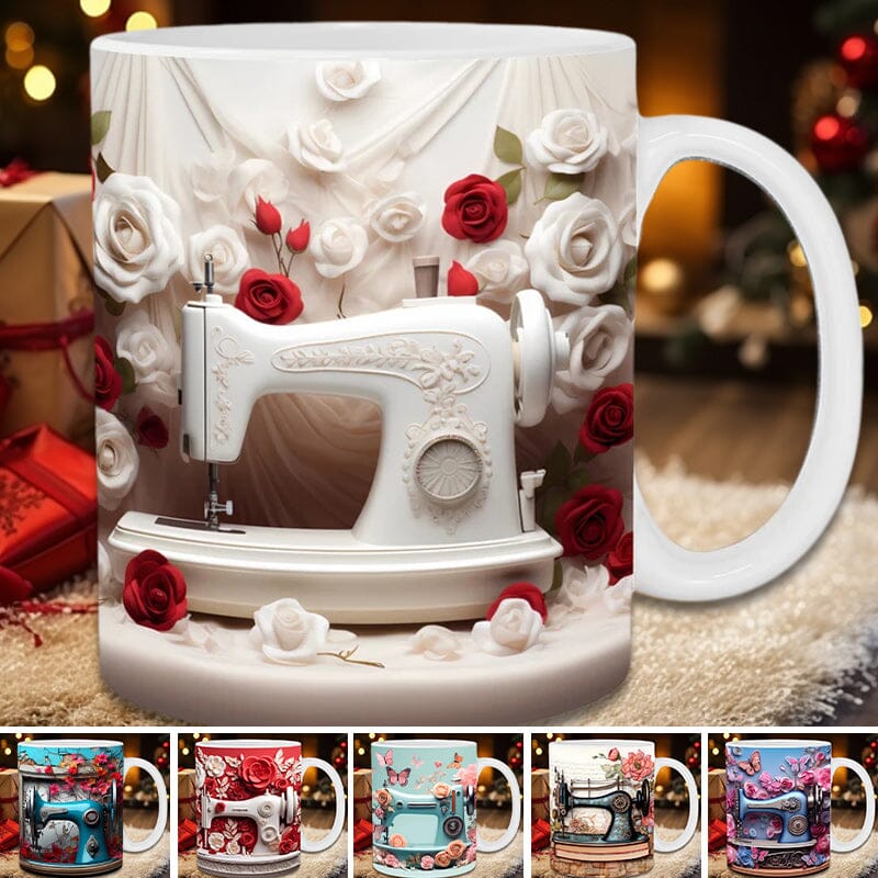 New 3D sewing machine mug🎁A good choice for Christmas gift