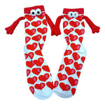 Couple love magnet holding hands socks