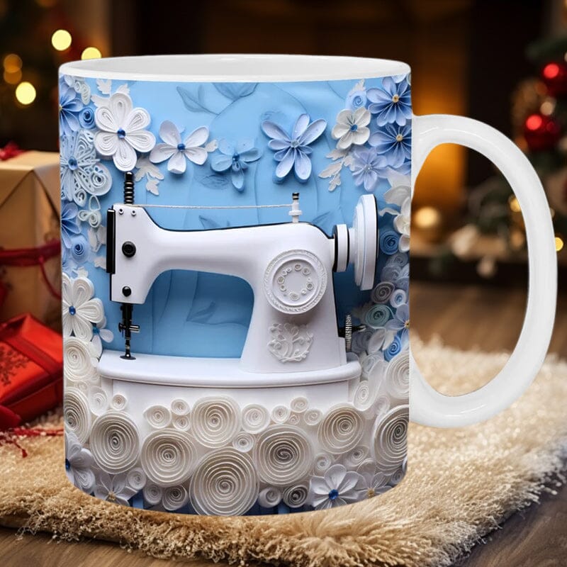 New 3D sewing machine mug🎁A good choice for Christmas gift