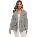 Warm Plush Coat Lapel Jacket