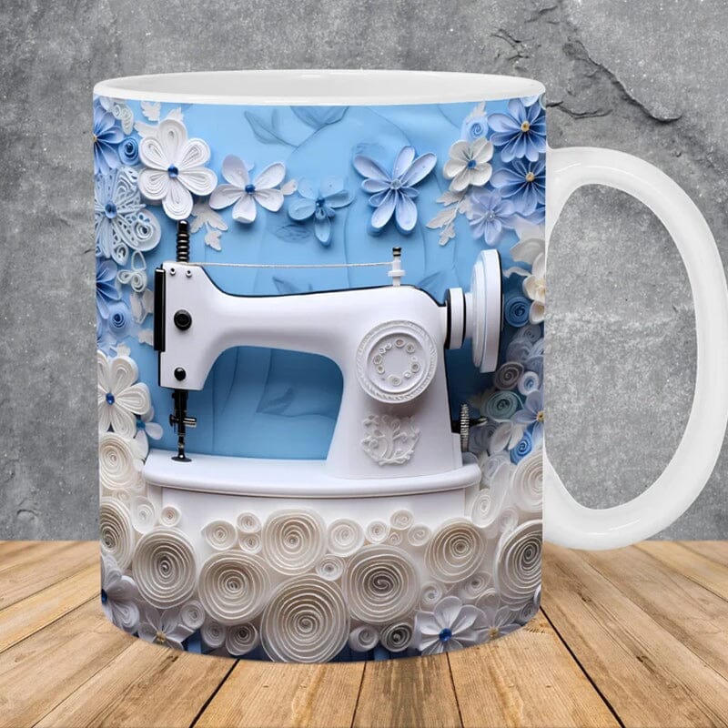 New 3D sewing machine mug🎁A good choice for Christmas gift