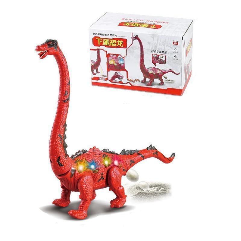 Walking Brachiosaurus Toy with LED Projector