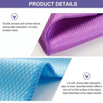 Fish Scale Microfiber Polishing Cleaning Cloth Set 5 Pcs