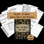 🎃 HalloweenGift: Sh*t, I’m Dead! End of Life Planner - The Ultimate Spooky Gift! 💀👻