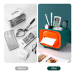 New multifunctional creative cute magnetic plastic tissue box