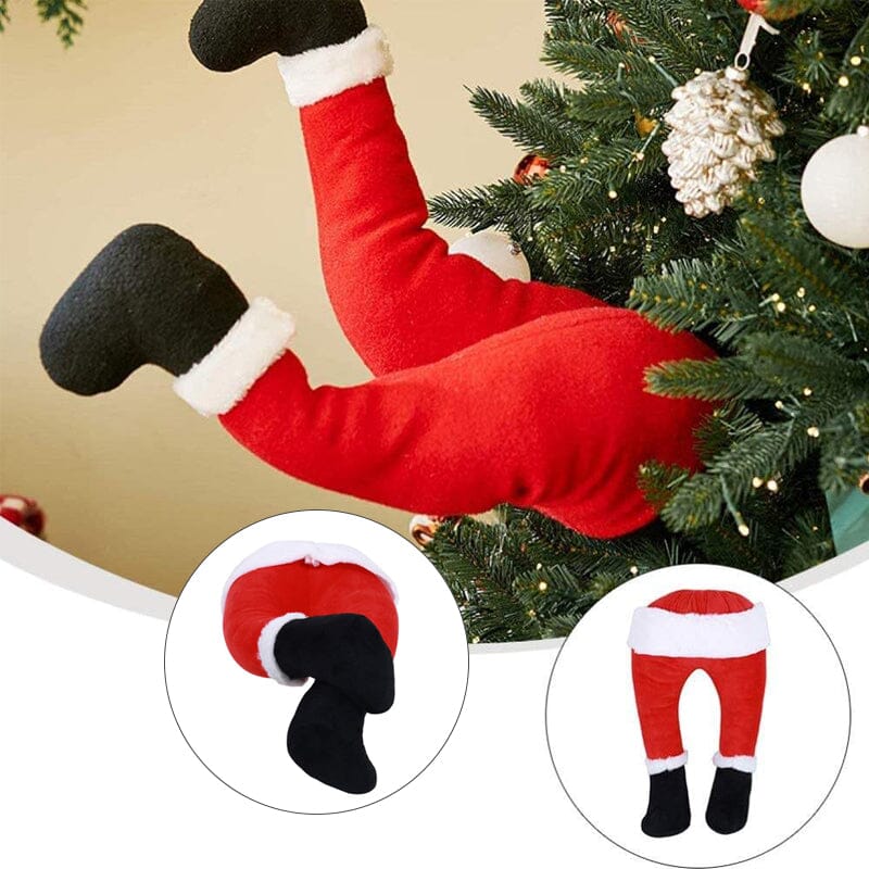 Santa Legs Christmas Decoration