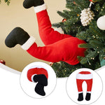 Santa Legs Christmas Decoration