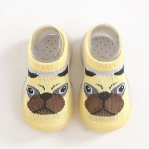 Adorable Animals Non-Slip Baby Shoe-Socks