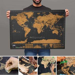 Scratch Map of the World