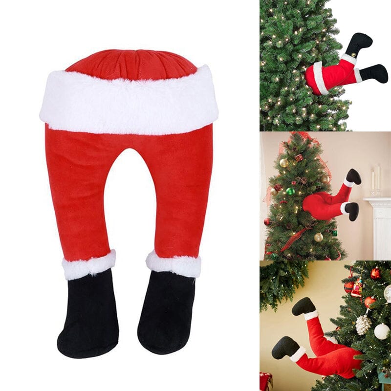 Santa Legs Christmas Decoration