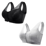 Front Zipper Breathable Bra