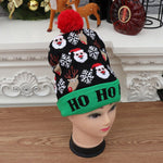 Christmas LED Light Knitted Beanies