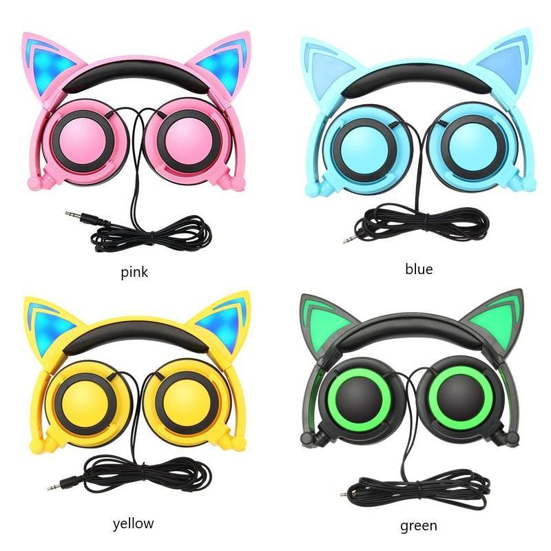 Creative Cat Ear Shape Headphones