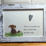 🥰Sea Glass Art, Unique Gift for Dog Lovers