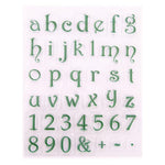 Alphabet or Number Cake Stamp Tool