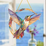 💖 Hummingbird Suncatcher Colorful Window Hanging 💥