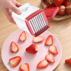 🍓Speed slicer with push plate