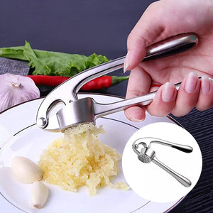 Stainless Steel Garlic Press