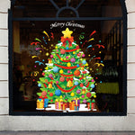 Christmas Window Clings Double-Sided Re-appliable Decoration