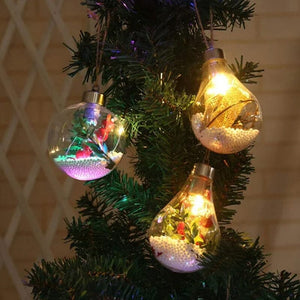 LED Micro Landscape Christmas Bulbs