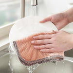 Ultra-Absorbent Microfiber Dishcloths (5 PCs)