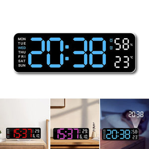 Upgraded Digital Wall Clock Large Display 9 inches