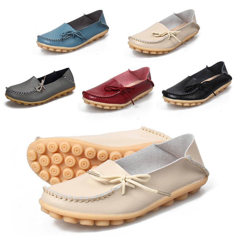 Women's Leather Loafers Moccasins