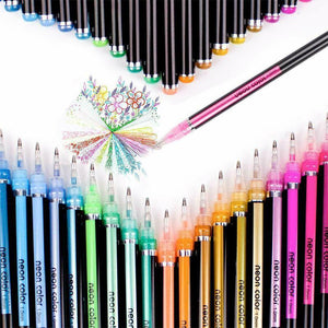 Gel Pen Coloring Set