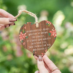 Friendship Heart Shaped Wooden Gift