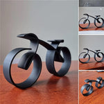 Minimalistic Bicycle Sculpture Wire Framed Style