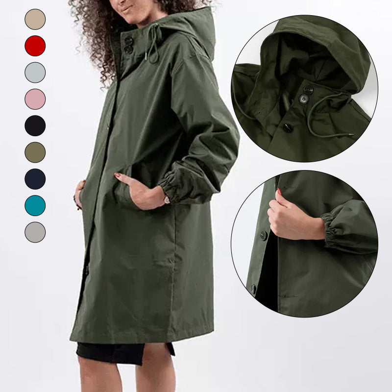 Temperament Waist Long Sleeve Coat